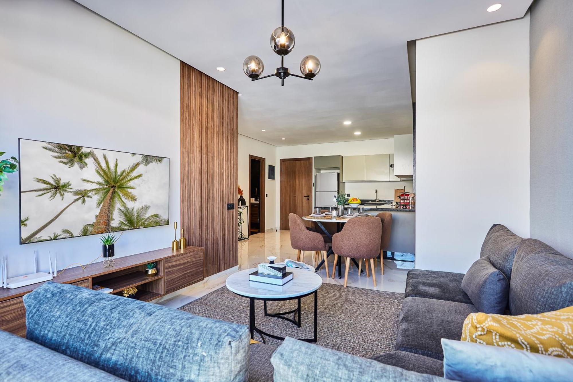 Sleek And Modern 2-Bed Unit In Downtown Casa Daire Kazablanka Dış mekan fotoğraf